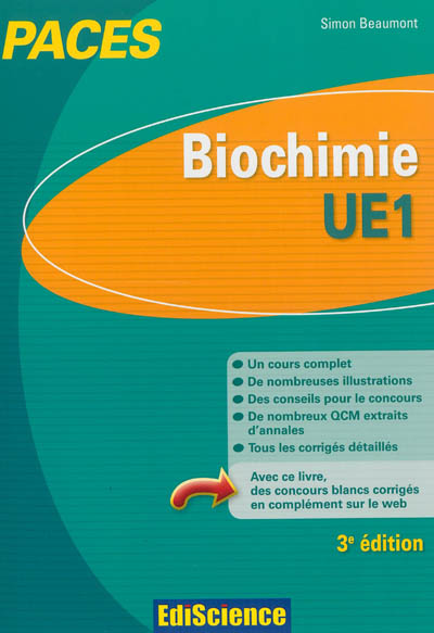 Biochimie-UE1 PACES : 1re année santé
