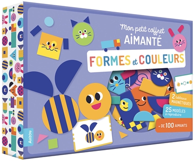 formes et couleurs : mon petit coffret aimanté