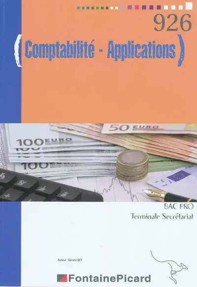 Comptabilité, applications, bac pro terminale secrétariat