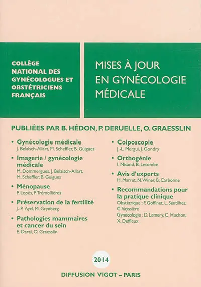 Mises à jour en gynécologie médicale