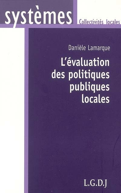 L'évaluation des politiques publiques locales