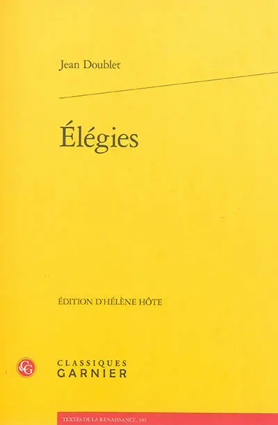 Elégies