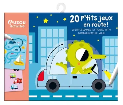 20 p'tits jeux : en route !. 20 little games to travel with!. 20 minijuegos de viaje!