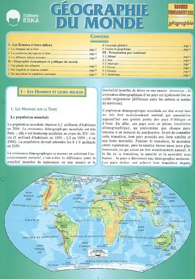 Géographie du monde