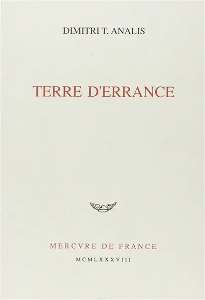 Terre d'errance
