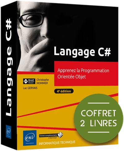 Langage C# : apprenez la programmation orientée objet : coffret de 2 livres