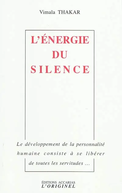 L'énergie du silence