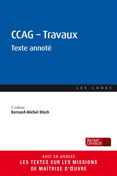 CCAG-Travaux : texte annoté