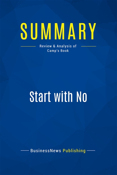 Summary : Start with No :...