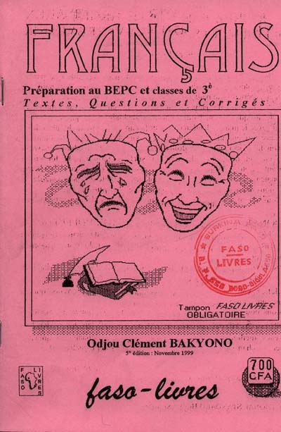 Français, préparation au BEPC et classes de 3e : textes, questions et corrigés