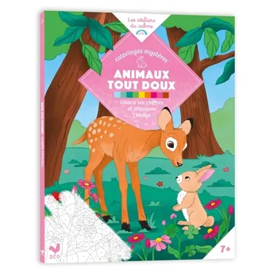 Coloriages mystères : animaux tout doux
