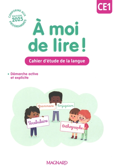 A moi de lire ! CE1 : cahier d'étude de la langue : cahier d'activités