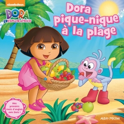 Dora pique-nique à la plage