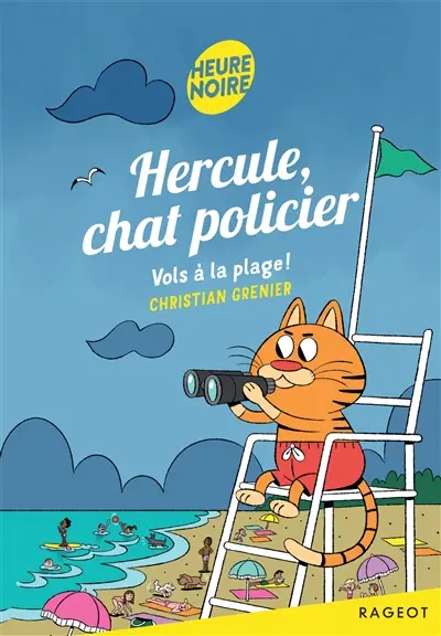 Hercule, chat policier. Vols à la plage !