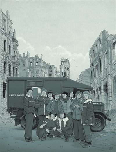 L'Escadron bleu, 1945