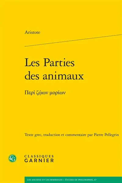Les parties des animaux