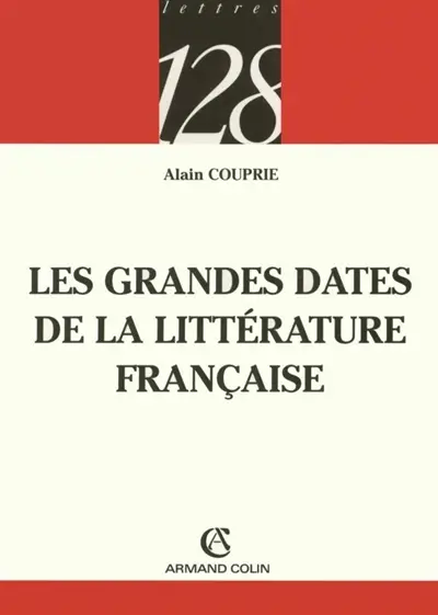 Les grandes dates de la littérature française
