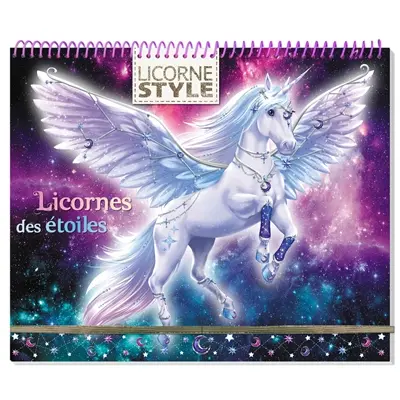 Licornes des étoiles : licorne style