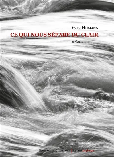 Ce qui nous sépare du clair : poèmes