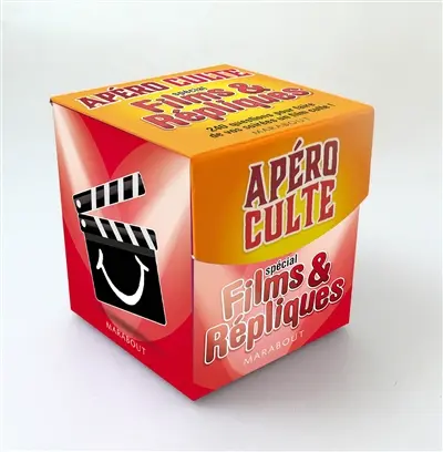 Apéro culte : films & répliques : 240 questions et défis sur la culture ciné !