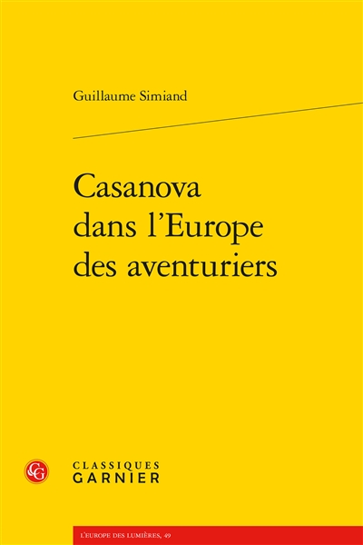 Casanova dans l'Europe des...