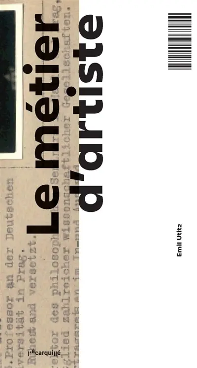 Le métier d'artiste