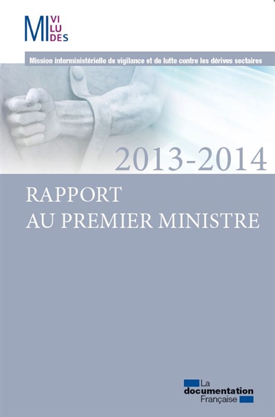 Rapport au premier ministre 2013-2014