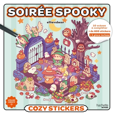 Cozy Stickers : Soirée Spooky