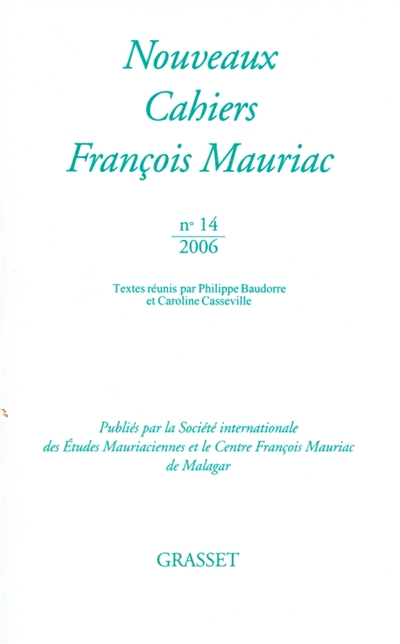Nouveaux cahiers François Mauriac, n° 14