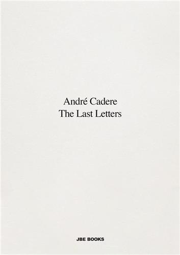 The last letters (letters about a work)