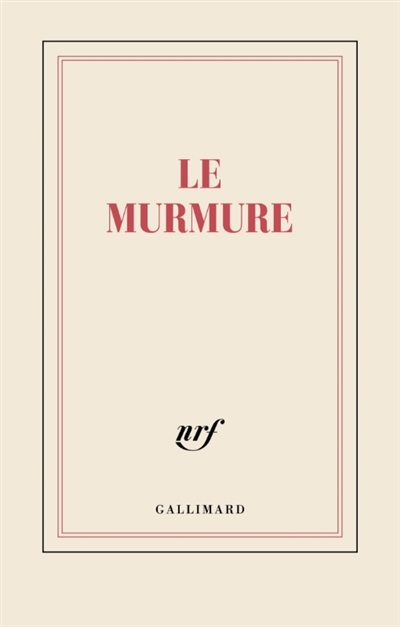 Le murmure : carnet ligné