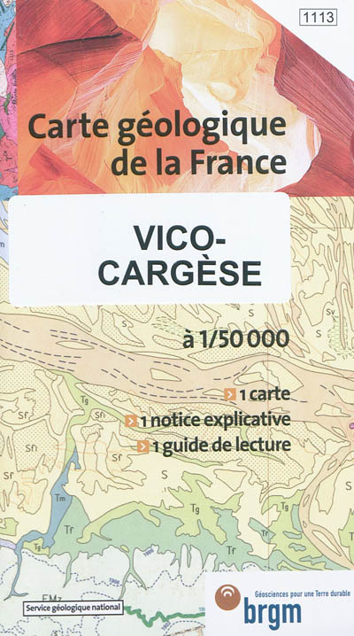 Vico-Cargèse : carte géologique de la France