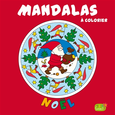 Mandalas à colorier : Noël