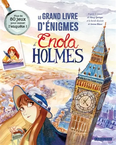 Le grand livre d'énigmes d'Enola Holmes