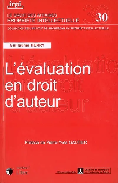 L'évaluation en droit d'auteur