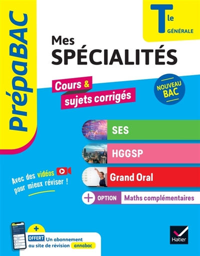 Mes spécialités SES, HGGSP,...