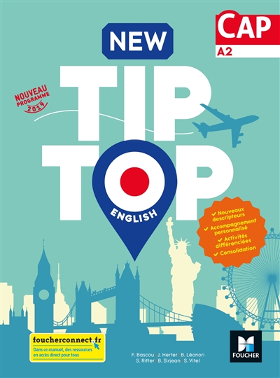 New tip-top English, CAP, A2 : nouveau programme 2019