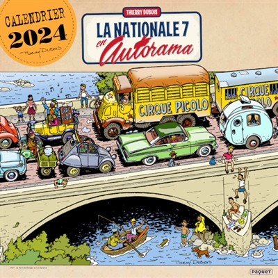 La nationale 7 en autorama : calendrier Thierry Dubois 2024