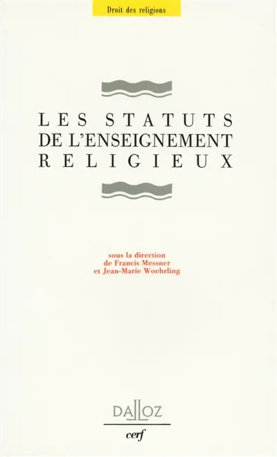 Les statuts de l'enseignement religieux