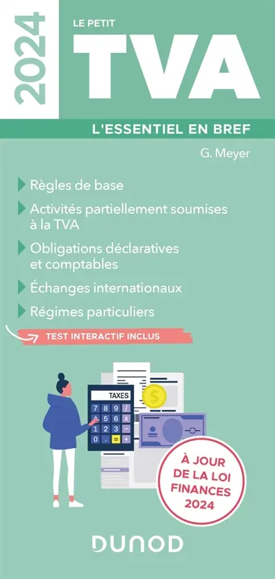 Le petit TVA 2024 : l'essentiel en bref