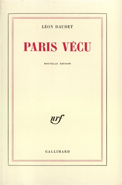 Paris vécu