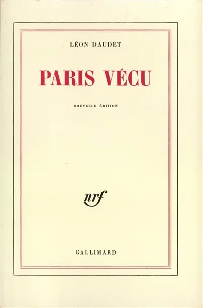 Paris vécu