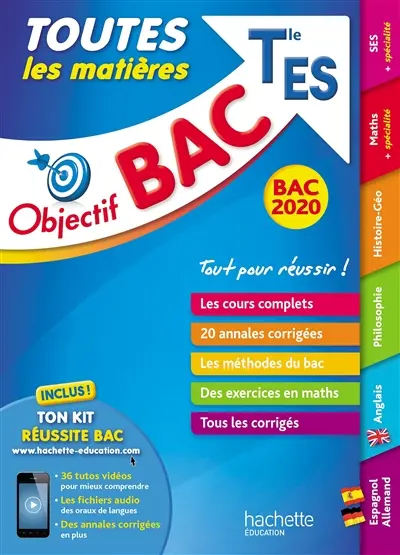 Toutes les matières terminale ES : bac 2020