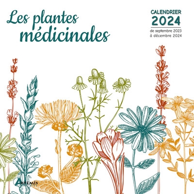Les plantes médicinales : calendrier 2024 : de septembre 2023 à décembre 2024