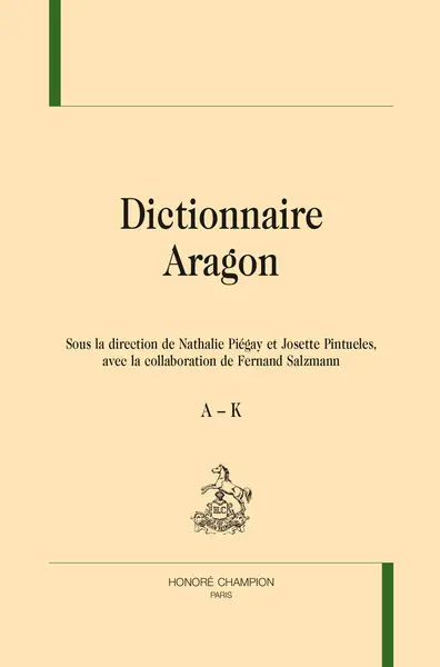 Dictionnaire Aragon