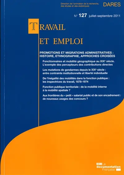 Travail et emploi, n° 127
