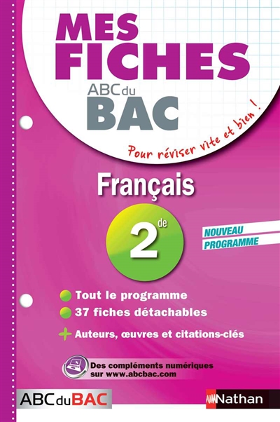 Français, 2de : nouveau programme