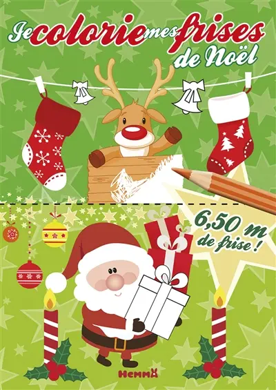 Je colorie mes frises de Noël