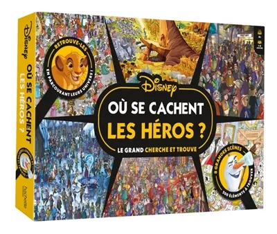 Où se cachent les héros ? : le coffret cherche et trouve