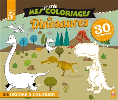 Je crée mes coloriages de dinosaures